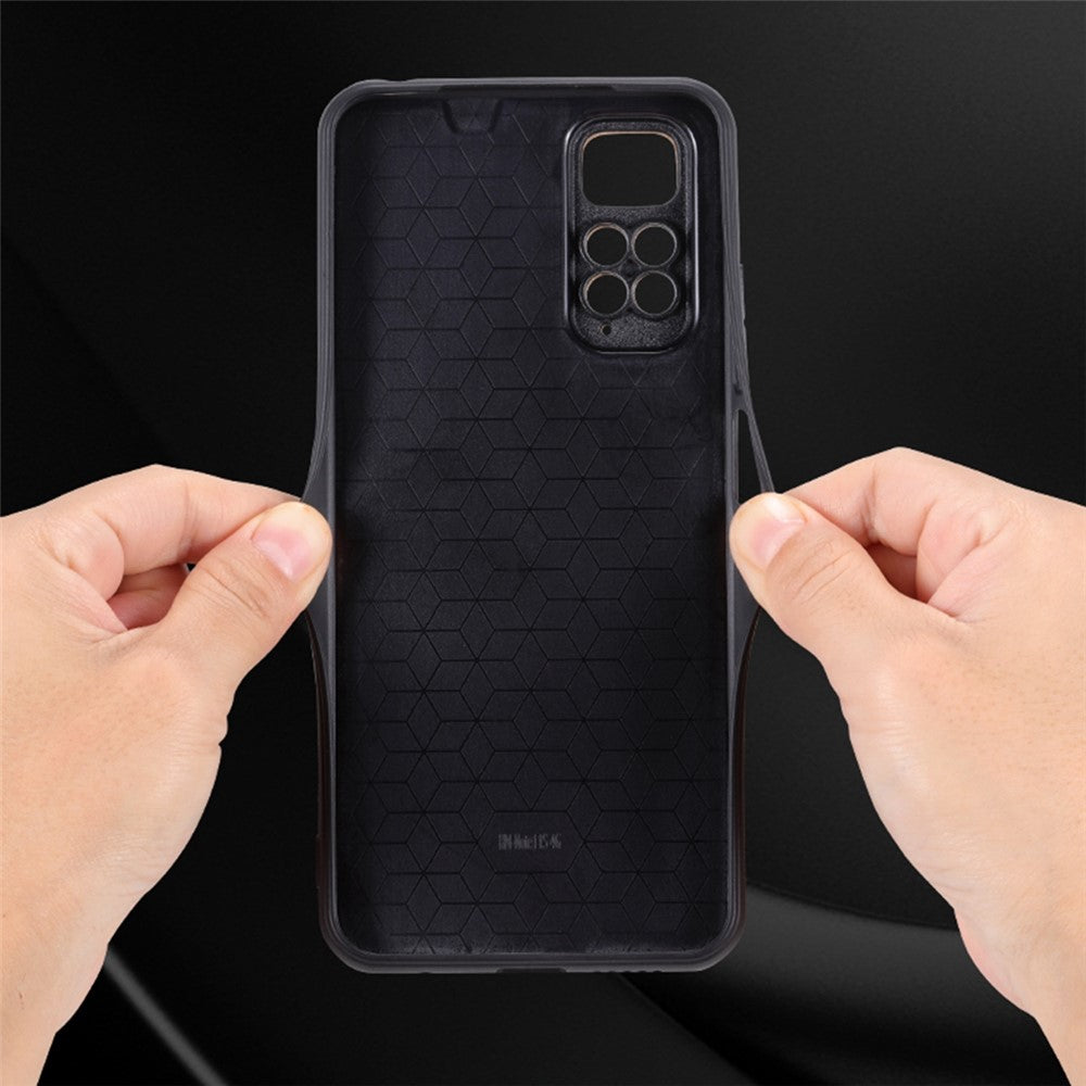 AZNS För Xiaomi Redmi Note 11 4G (Qualcomm) / Note 11S 4G Mobilskal med tryckt mönster i fallskyddande PU-läder + TPU-fodral