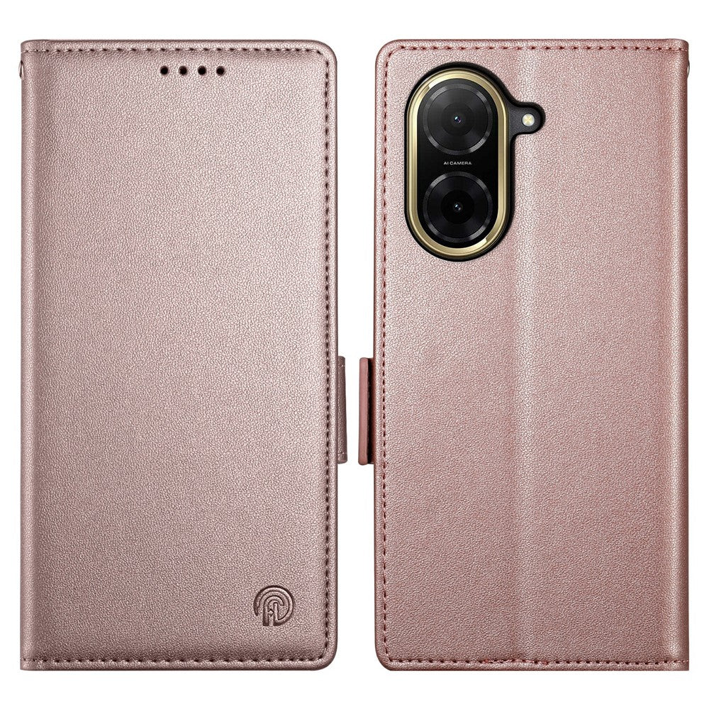 For Xiaomi Redmi A5 NFC (EU) (173.45mm) Stand Case PU Leather Wallet Phone Cover