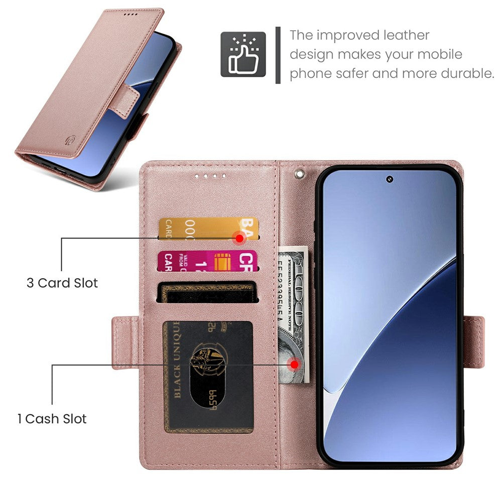For Xiaomi Redmi A5 NFC (EU) (173.45mm) Stand Case PU Leather Wallet Phone Cover