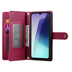 Xiaomi Redmi A5 NFC (EU) (173.45mm) Fodral Blixtlåsficka Plånbok Lädermobilskal med Remmar