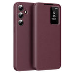 Til Samsung Galaxy A16 5G / 4G Etui med Kortlomme Smart View Vindue Læder Telefoncover