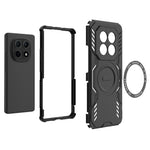 For Xiaomi Poco M8 5G / Redmi Note 15 5G (Global) Magnetic Case Butterfly Armor Hollow Heat Dissipation PC + TPU Phone Cover