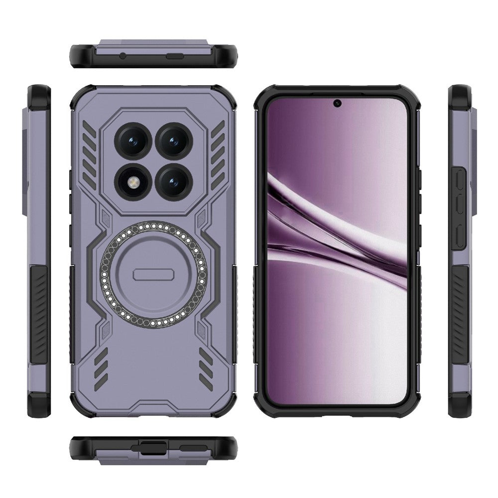 Xiaomi Poco M8 Pro 5G / Redmi Note 15 Pro+ 5G (Global) Magnetiskt Skal Butterfly Armor Hollow Värmeavledande PC + TPU mobilskal