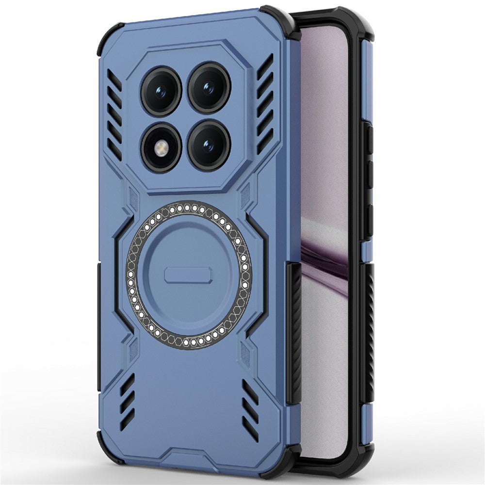 Xiaomi Poco M8 Pro 5G / Redmi Note 15 Pro+ 5G (Global) Magnetiskt Skal Butterfly Armor Hollow Värmeavledande PC + TPU mobilskal