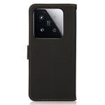 KHAZNEH for Xiaomi 15T Case Genuine Cow Leather RFID Blocking Wallet Phone Cover
