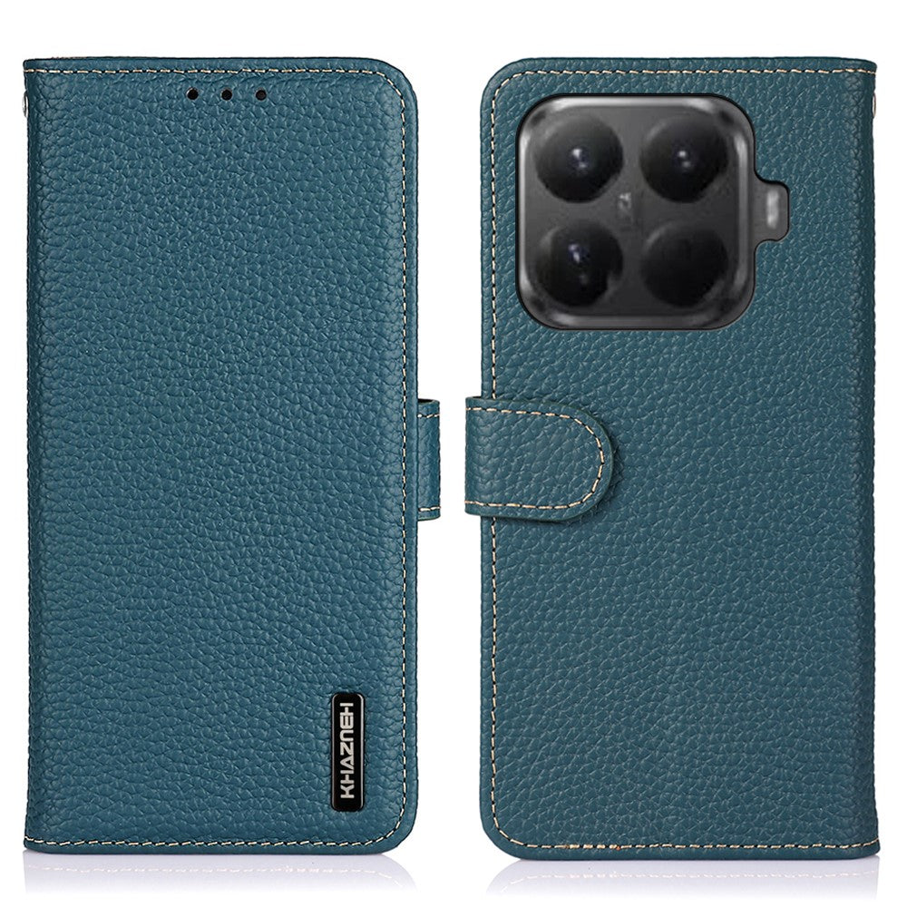 KHAZNEH-taske til Xiaomi 15T Pro i ægte læder med flip-cover