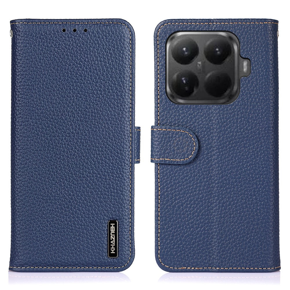 KHAZNEH-taske til Xiaomi 15T Pro i ægte læder med flip-cover