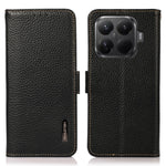 KHAZNEH for Xiaomi 15T Pro Phone Case Genuine Cow Leather Cover RFID Blocking