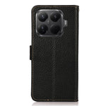 KHAZNEH for Xiaomi 15T Pro Phone Case Genuine Cow Leather Cover RFID Blocking