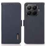 KHAZNEH for Xiaomi 15T Pro Phone Case Genuine Cow Leather Cover RFID Blocking