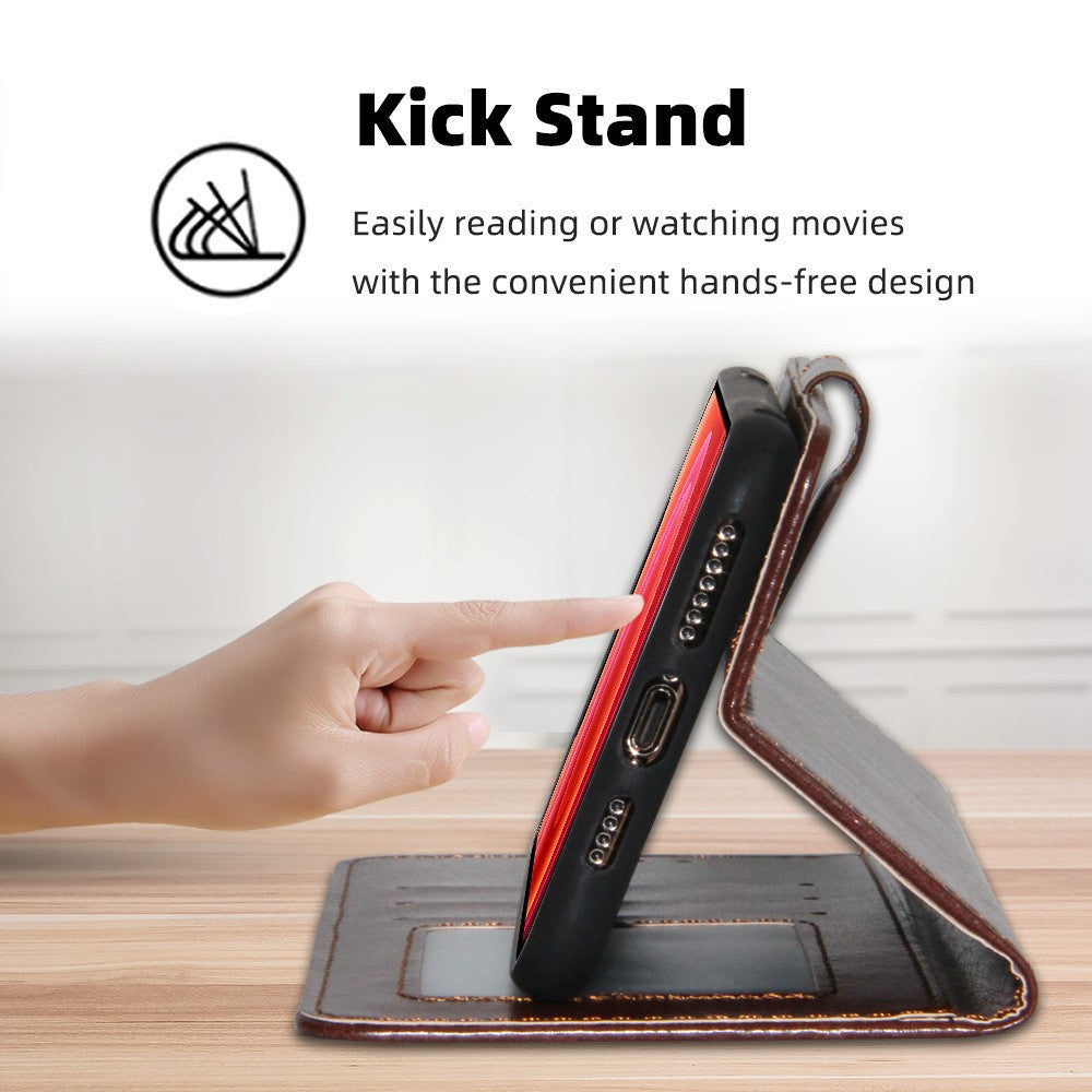 Til Honor X8 5G / X6 4G Tekstureret PU Læder Magnetisk Lås Telefoncover Pung Stander Stødsikker Indre TPU Cover