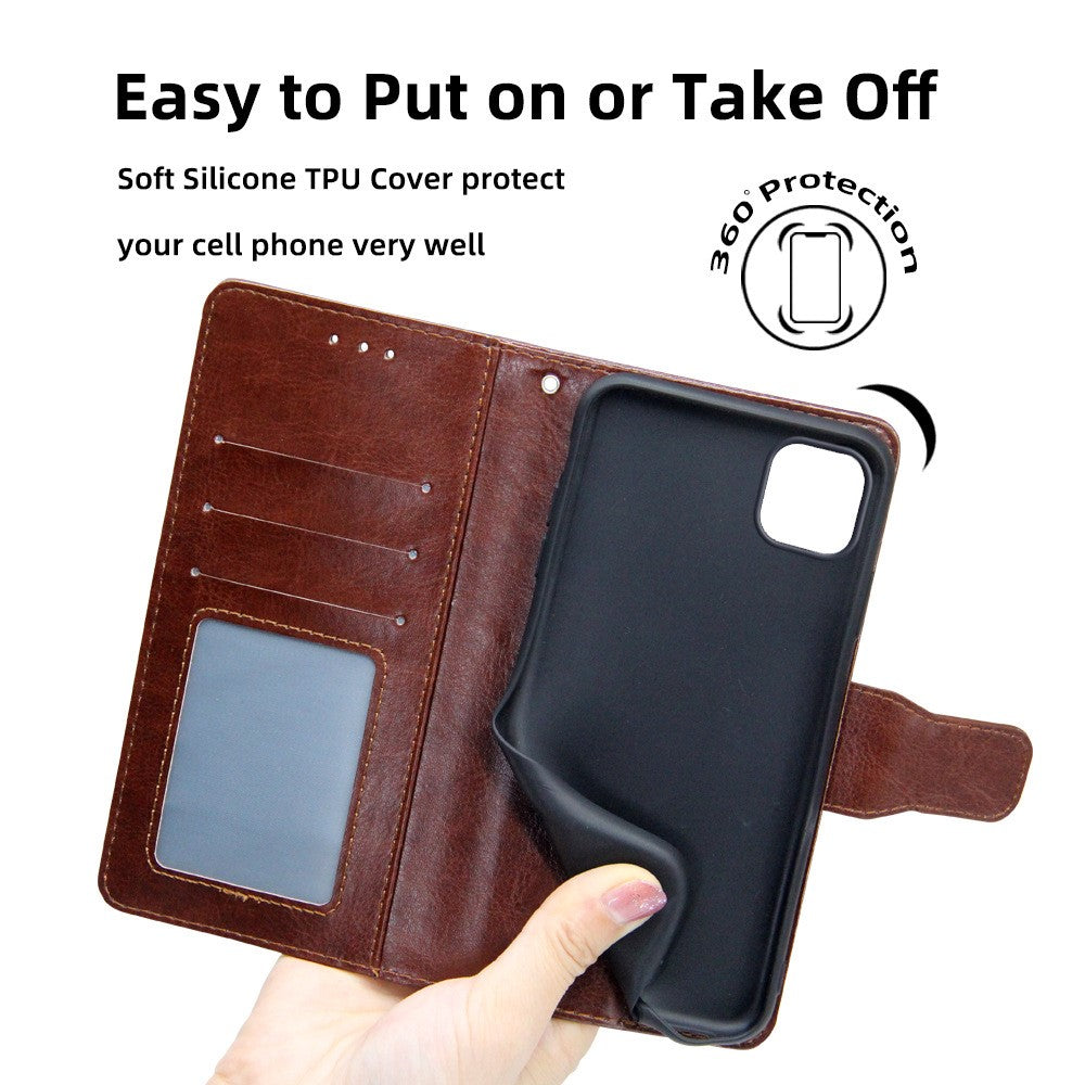 Til Honor X8 5G / X6 4G Tekstureret PU Læder Magnetisk Lås Telefoncover Pung Stander Stødsikker Indre TPU Cover