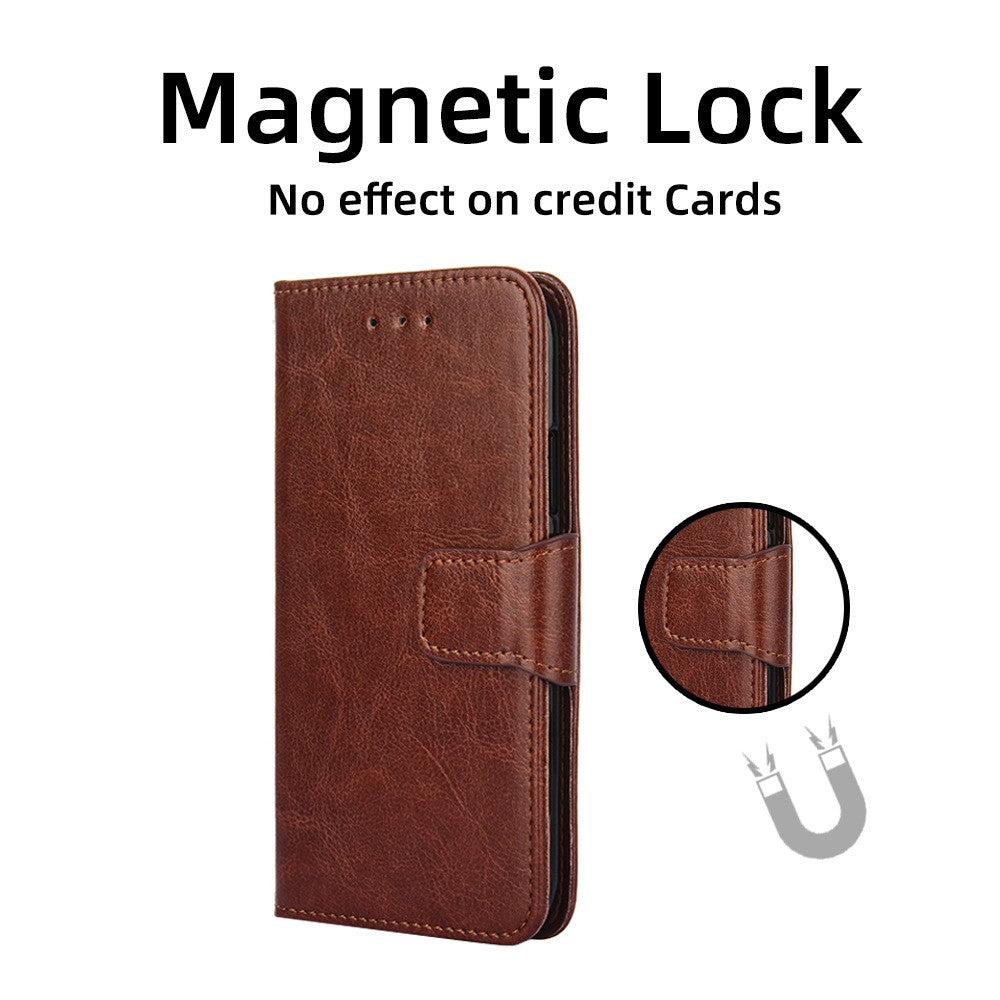 For Honor X8 5G / X6 4G Tekstureret PU-læder Magnetisk Klap Telefoncover Pung Stander Stødsikkert Indvendigt TPU-cover