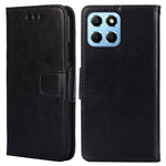 Til Honor X8 5G / X6 4G Tekstureret PU Læder Magnetisk Lås Telefoncover Pung Stander Stødsikker Indre TPU Cover