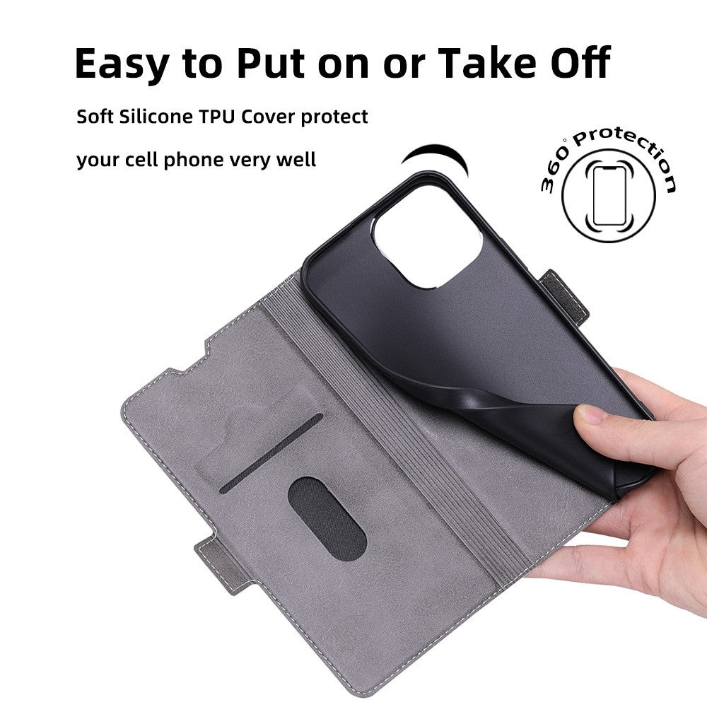 For Honor X8 5G / X6 4G PU Leather Stand Card Holder Case Full Protection Magnetic Clasp Phone Cover