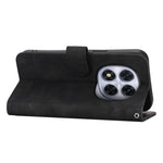 DIERFENG DF-03 For Xiaomi Poco M8 Pro 5G / Redmi Note 15 Pro+ 5G (Global) Case Lines Imprint Wallet Leather Phone Cover with Wrist Strap