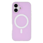 For iPhone 16 Case Compatible with MagSafe PC + TPU Frosted Phone Cover