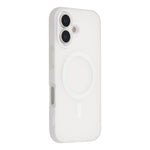 For iPhone 16 Case Compatible with MagSafe PC + TPU Frosted Phone Cover