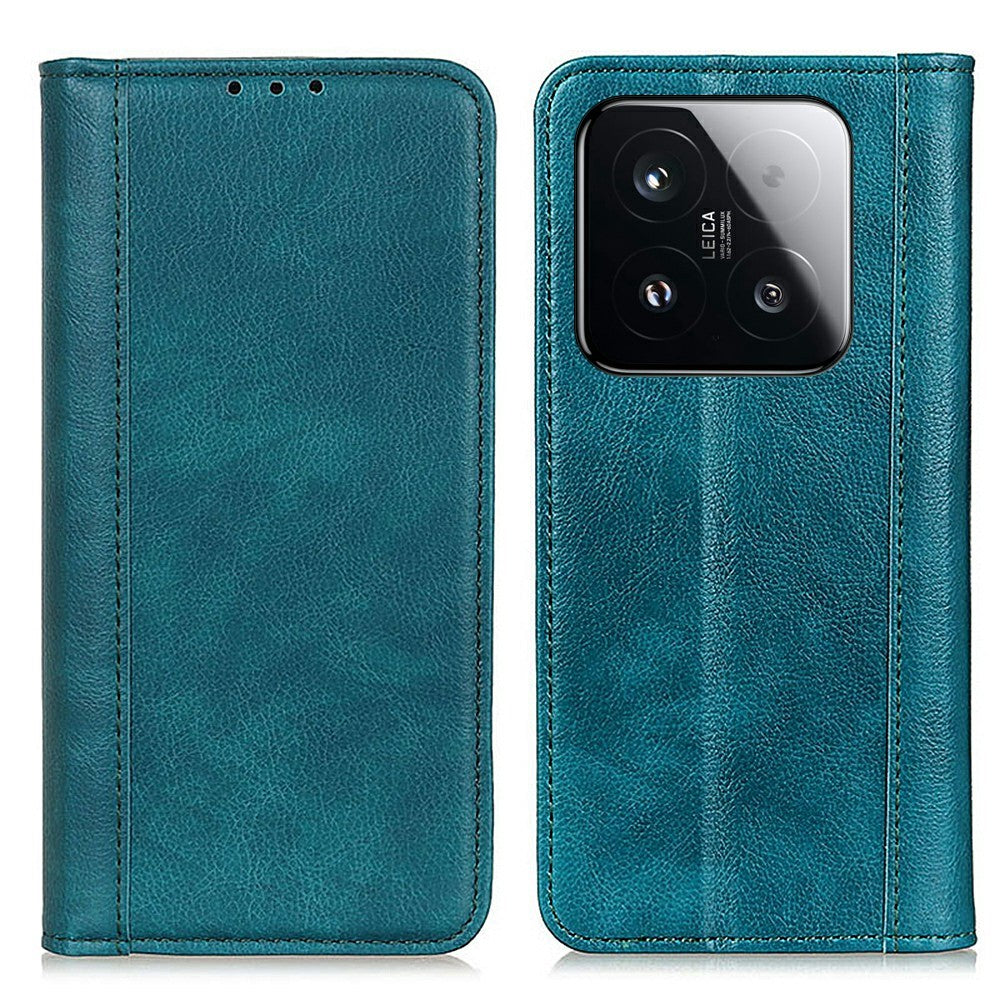 For Xiaomi 15T Stand Case Split Leather Litchi Texture Wallet Phone Cover