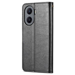 AZNS Tekstureret PU Læder Telefoncover til Honor Play 40 Plus 5G, Stående Pung Fuld Beskyttelse Magnetisk Lukning Cover