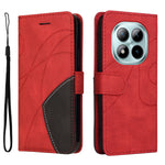 For Xiaomi Poco M8 Pro 5G / Redmi Note 15 Pro+ 5G (Global) Leather Phone Case Stand Wallet with Bi-colour Splicing Design