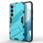 Cell Phone Case for Samsung Galaxy S23+, Kickstand Hard PC + Soft TPU Anti-drop Hybrid Protective Cover