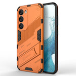 Cell Phone Case for Samsung Galaxy S23+, Kickstand Hard PC + Soft TPU Anti-drop Hybrid Protective Cover