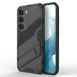 Hard PC + Soft TPU Case for Samsung Galaxy S23, Scratch-resistant Kickstand Cell Phone Cover