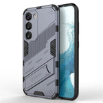 Hard PC + Soft TPU Case for Samsung Galaxy S23, Scratch-resistant Kickstand Cell Phone Cover
