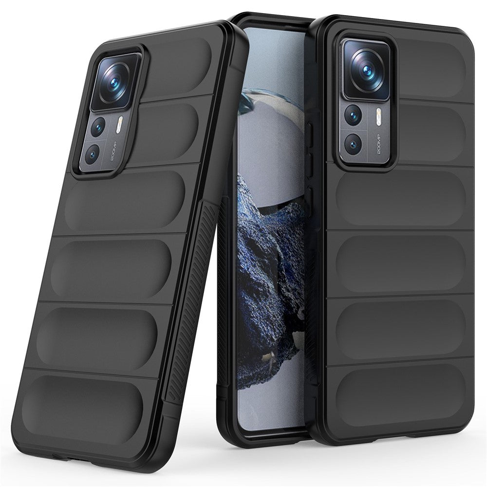 Xiaomi 12T Pro 5G Rugged Soft TPU Phone Cover Fallsäkert Skyddsskal