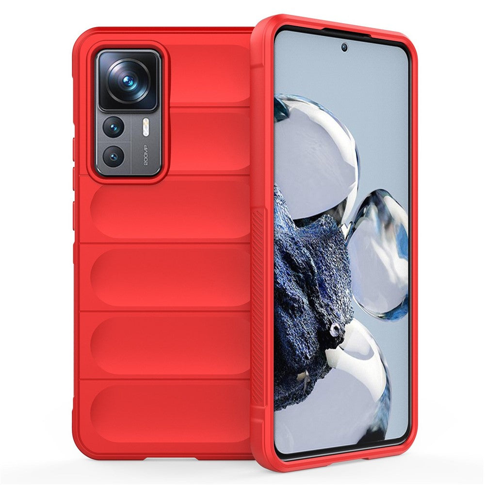Xiaomi 12T Pro 5G Rugged Soft TPU Phone Cover Fallsäkert Skyddsskal