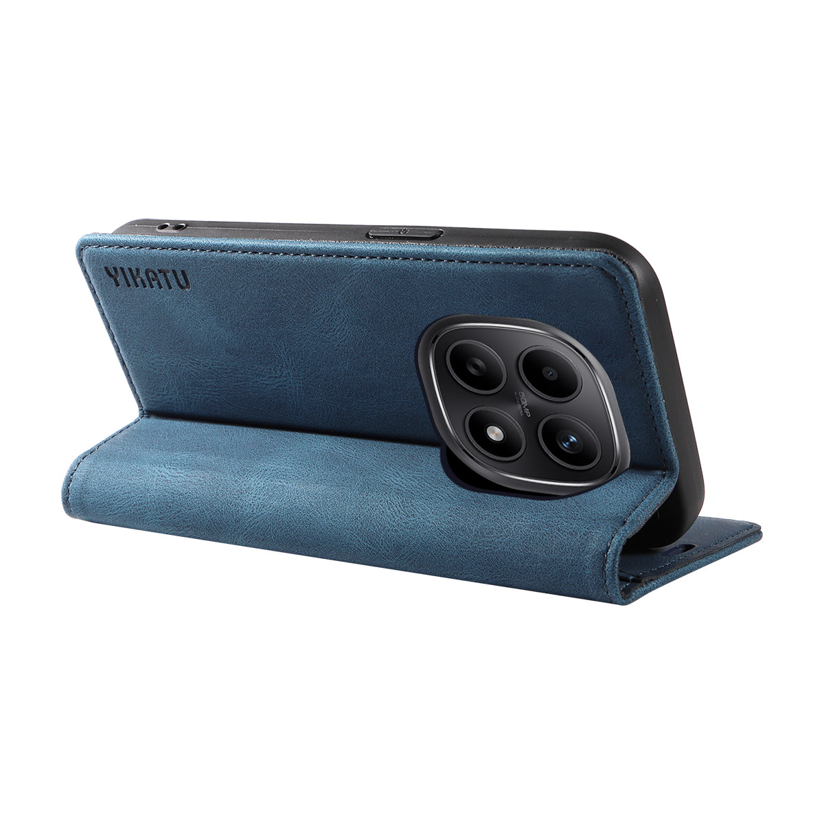 YIKATU För Xiaomi Poco M8 5G / Redmi Note 15 5G (Global) / 15 4G (Global) Läderfodral YK-004 Plånboksfodral med beröringsfunktion