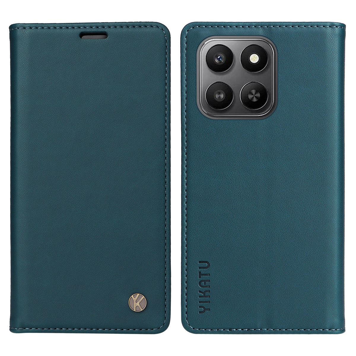 YIKATU For Honor 400 Smart 5G / 4G / X7d 4G Phone Cases  Magnetic Closure PU Leather Mobile Cover