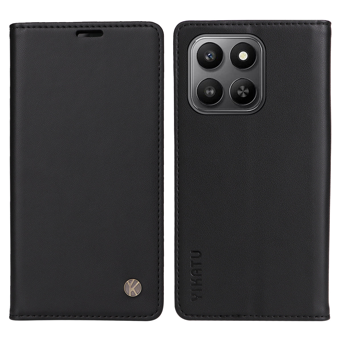 YIKATU For Honor 400 Smart 5G / 4G / X7d 4G Phone Cases  Magnetic Closure PU Leather Mobile Cover
