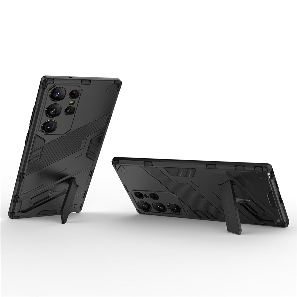 Kickstand Phone Case for Samsung Galaxy S23 Ultra, Drop-proof Hybrid PC + TPU Protective Cover