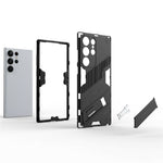 Kickstand Phone Case for Samsung Galaxy S23 Ultra, Drop-proof Hybrid PC + TPU Protective Cover