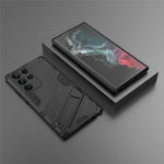 Kickstand Phone Case for Samsung Galaxy S23 Ultra, Drop-proof Hybrid PC + TPU Protective Cover
