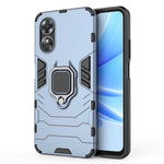 Ring Holder Kickstand Protective Case for Oppo A17 4G / A17k 4G, Hard PC Soft TPU Scratch-resistant Phone Cover