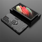 Anti-scratch Phone Case For Samsung Galaxy S23 Ultra, Ring Holder Kickstand Protective Phone Cover