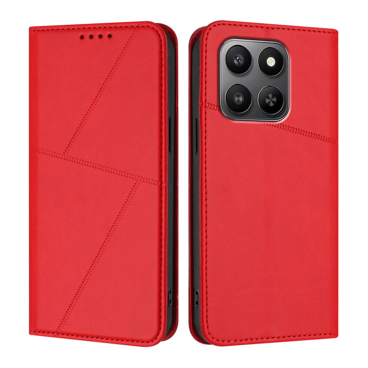 For Honor 400 Smart 5G / 4G / X7d 4G Wallet Case Magnetic Closure Leather Flip Phone Cover with Stand