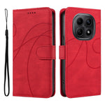 For Xiaomi Poco M8 5G / Redmi Note 15 5G (Global) Wallet Case Leather Phone Cover Stand with Curved Line Design
