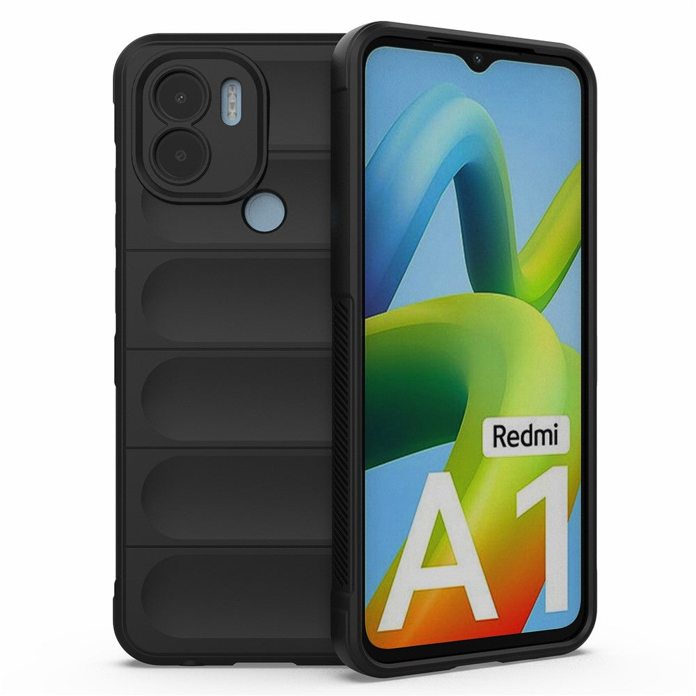 For Xiaomi Redmi A1+ 4G / A2+ 4G / Poco C50 4G Rugged Flexible TPU Phone Back Cover Anti-drop Smartphone Case