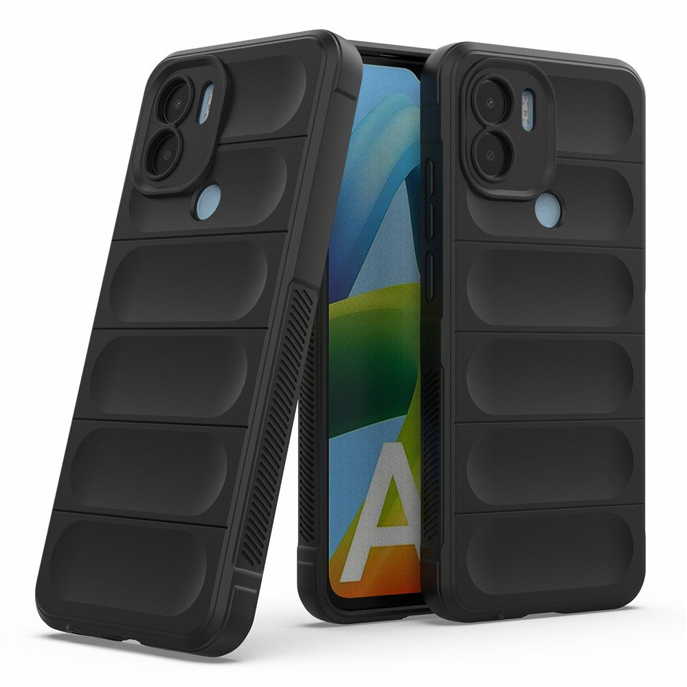 For Xiaomi Redmi A1+ 4G / A2+ 4G / Poco C50 4G Rugged Flexible TPU Phone Back Cover Anti-drop Smartphone Case
