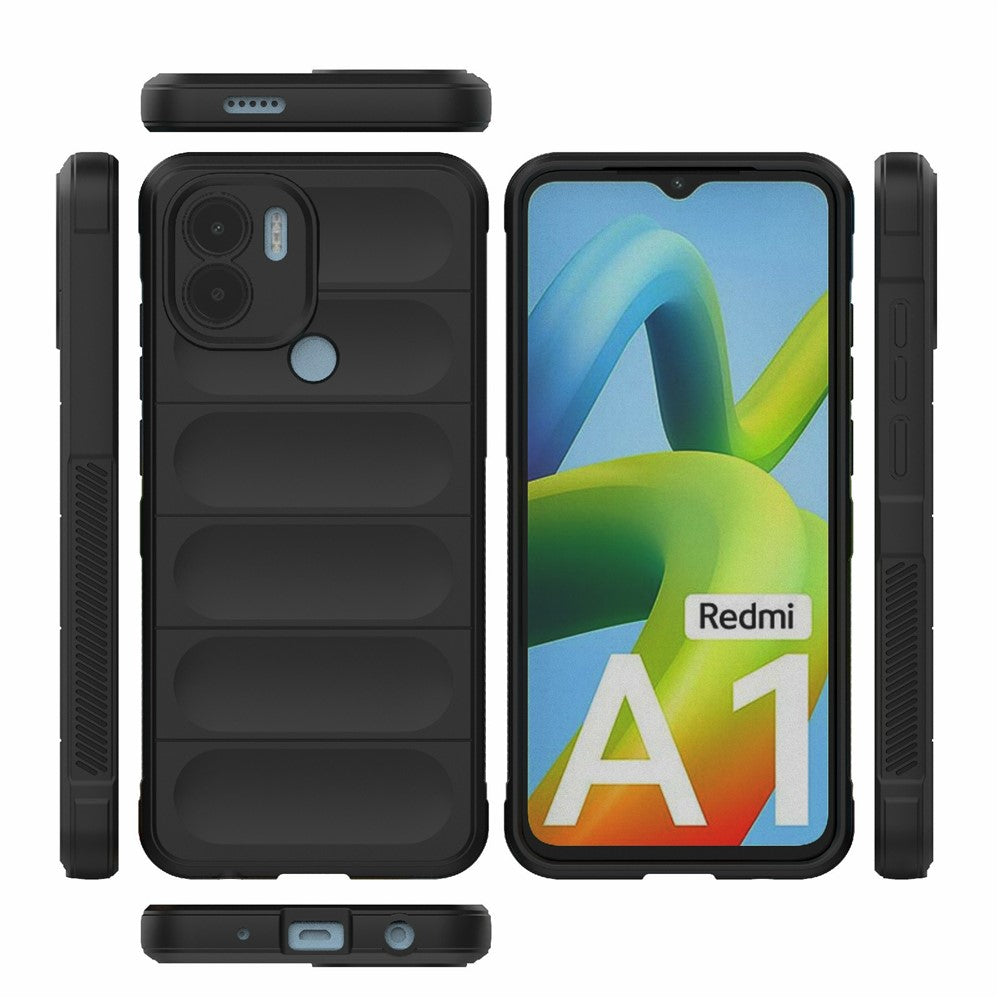 For Xiaomi Redmi A1+ 4G / A2+ 4G / Poco C50 4G Rugged Flexible TPU Phone Back Cover Anti-drop Smartphone Case