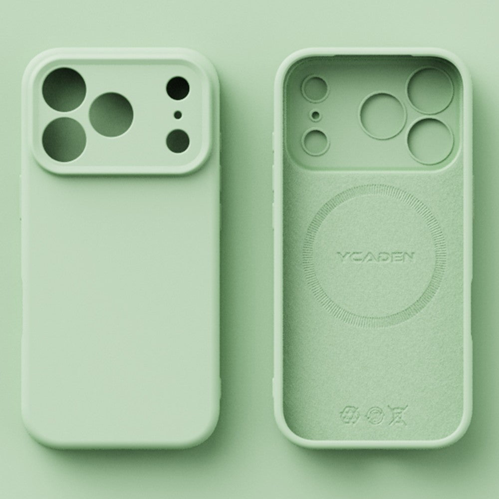 YCADEN til iPhone 17 Pro cover, kompatibel med MagSafe præcise udskæringer TPU-telefonbagside