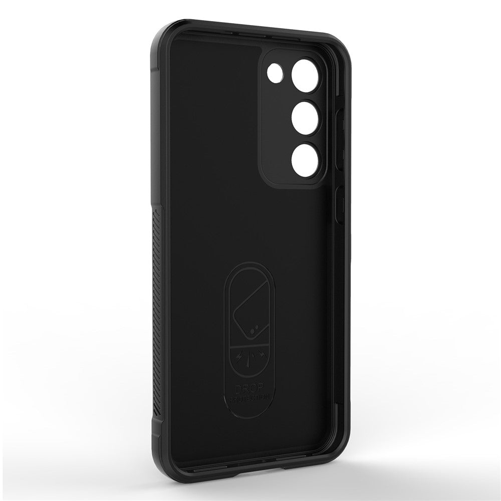 Cell Phone Case for Samsung Galaxy S23, Flexible TPU Drop Protection Rugged Back Cover
