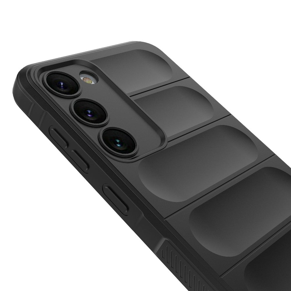 Cell Phone Case for Samsung Galaxy S23, Flexible TPU Drop Protection Rugged Back Cover