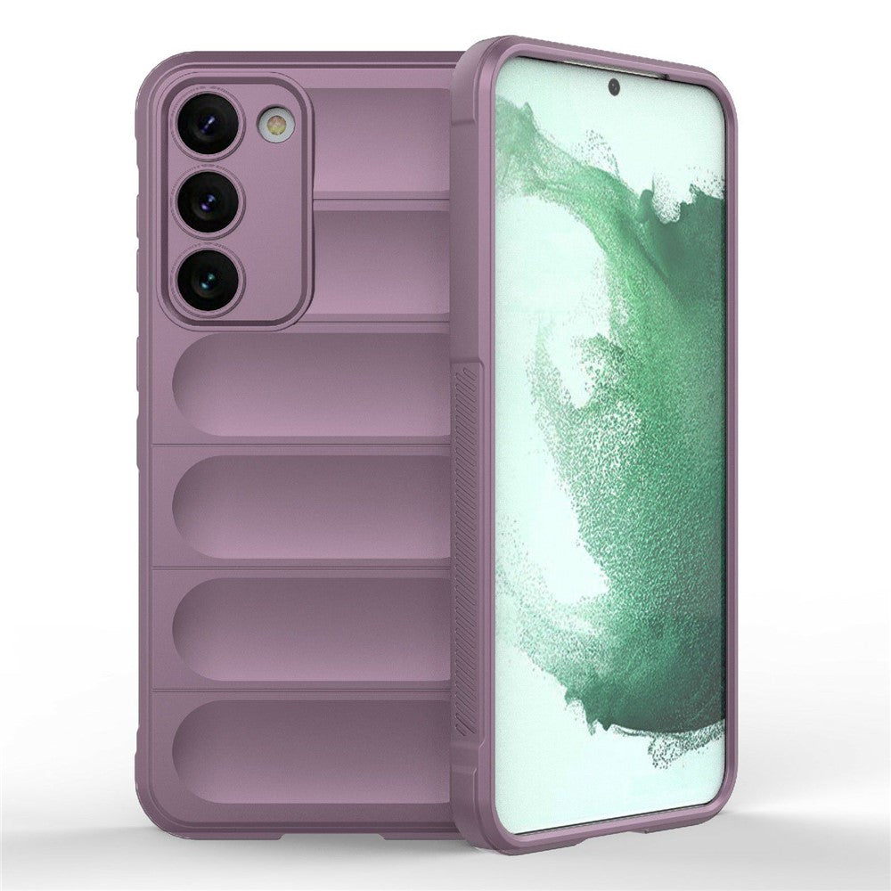Cell Phone Case for Samsung Galaxy S23, Flexible TPU Drop Protection Rugged Back Cover