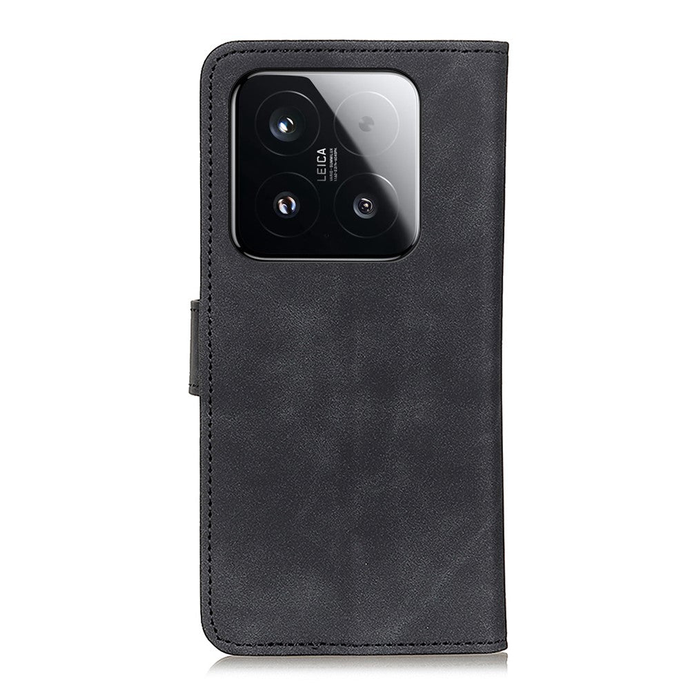 KHAZNEH For Xiaomi 15T Case PU Leather Retro Texture Phone Cover