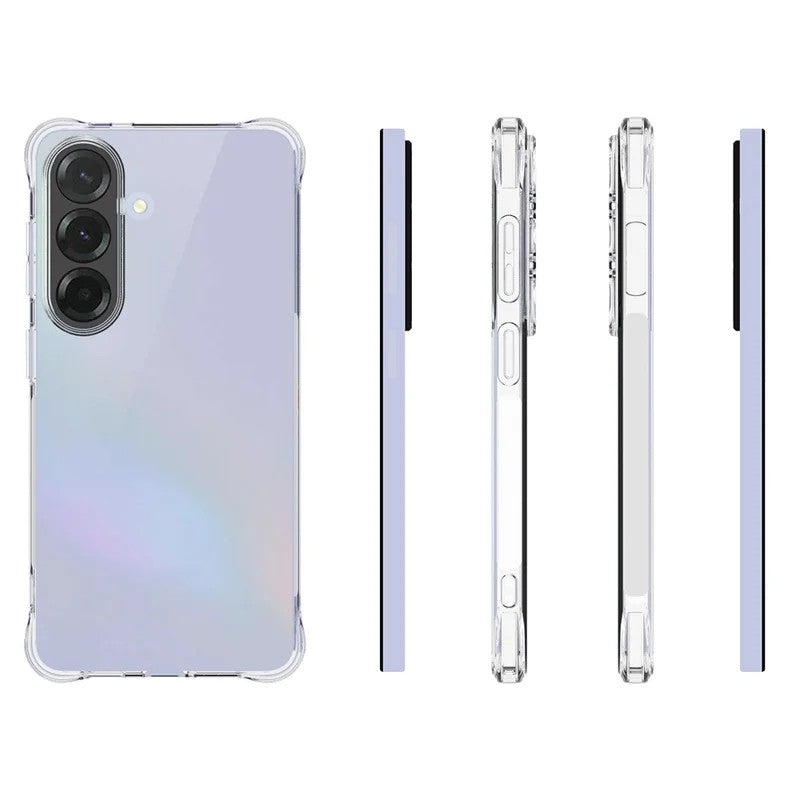 WANLONFENG For Samsung Galaxy S26 Clear TPU Case  TM Series 2.0mm Phone Back Cover